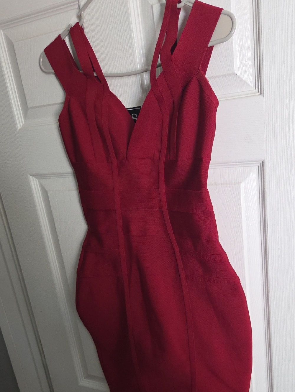 Red Bodycon Bandage Dress - Brand: